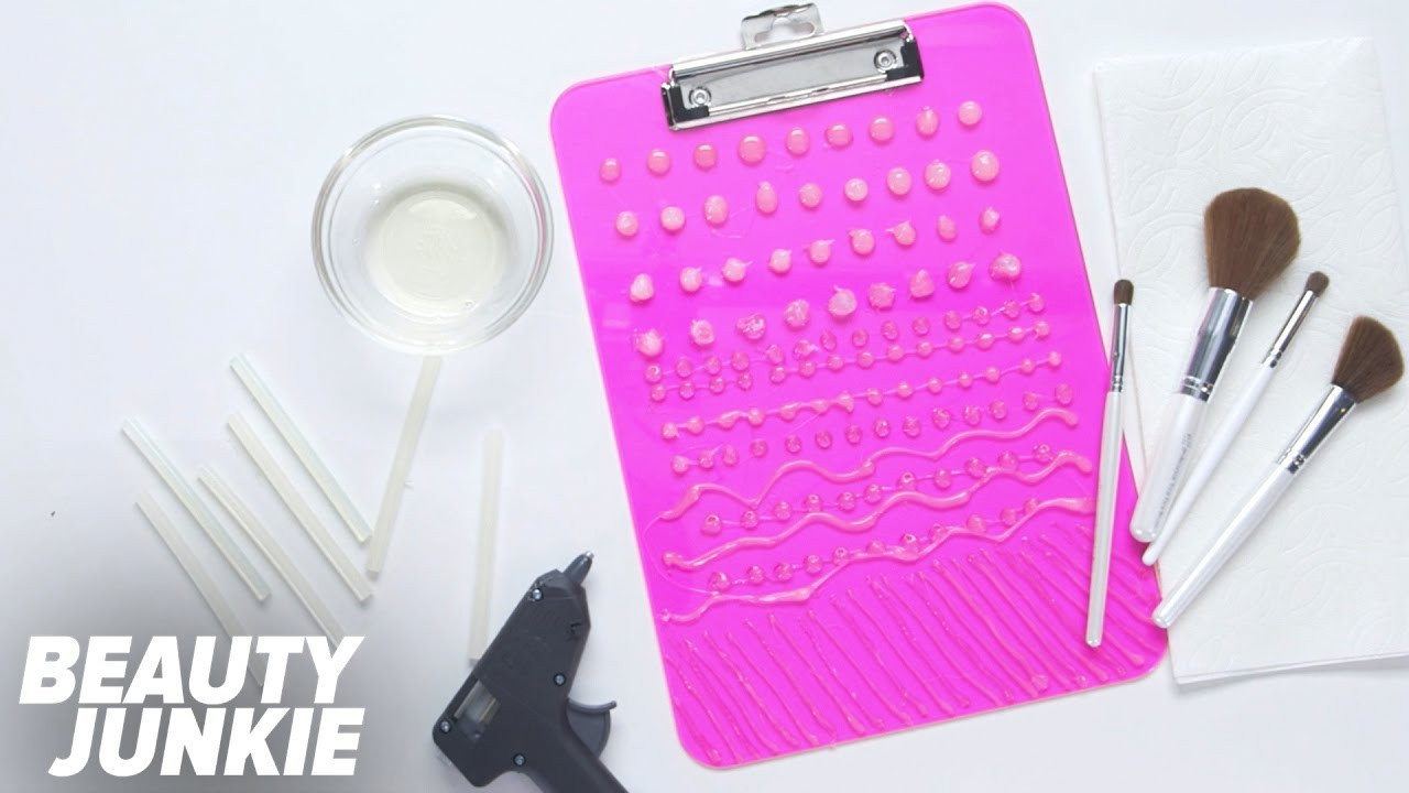 Best ideas about DIY Brush Cleaner
. Save or Pin DIY MAKEUP BRUSH CLEANING BOARD Now.
