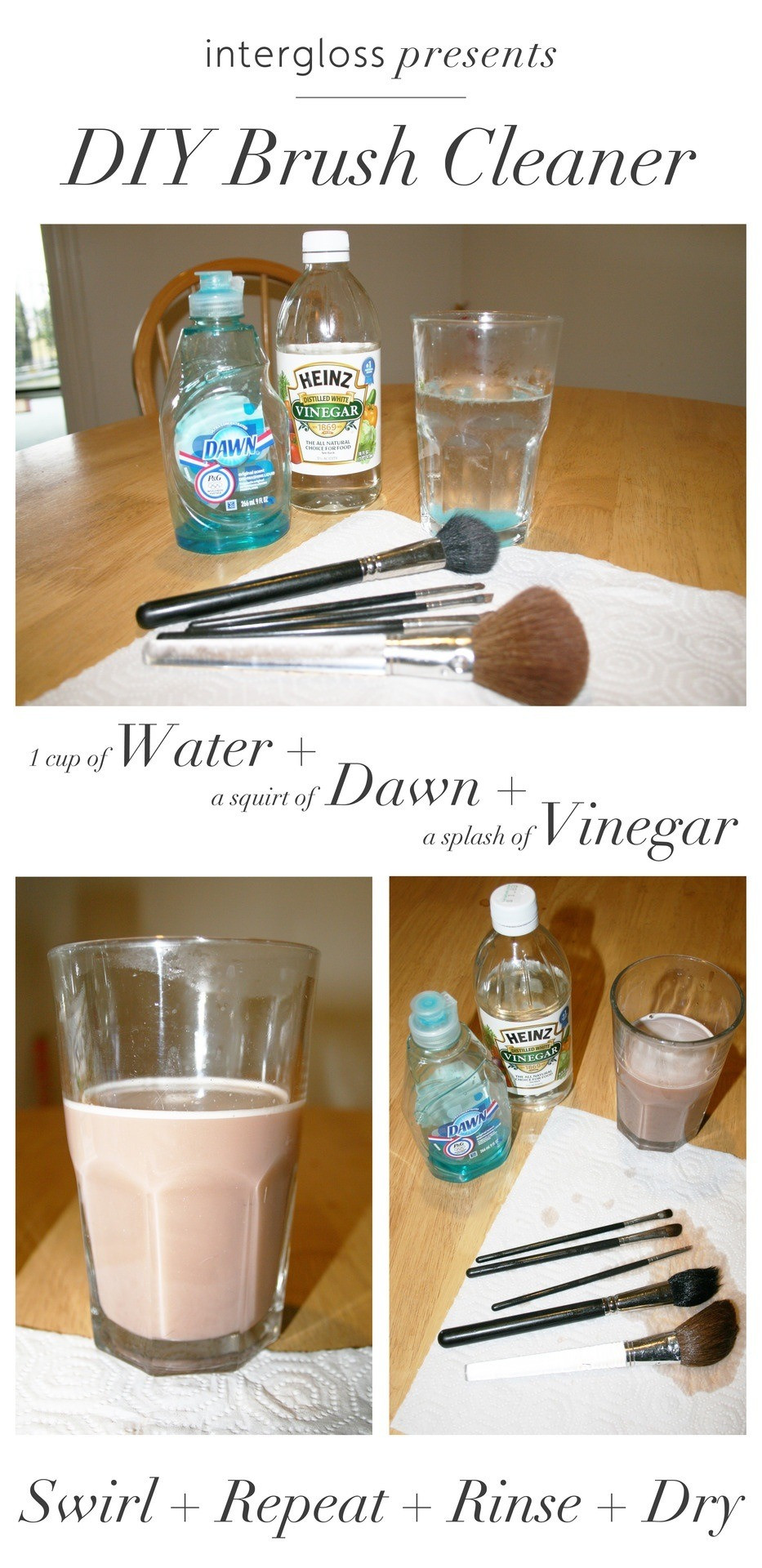 Best ideas about DIY Brush Cleaner
. Save or Pin Diy Makeup Brush Cleaner Now.