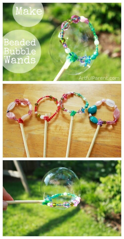 Best ideas about DIY Bubble Wand
. Save or Pin DIY Bubble Wands with Beads Now.