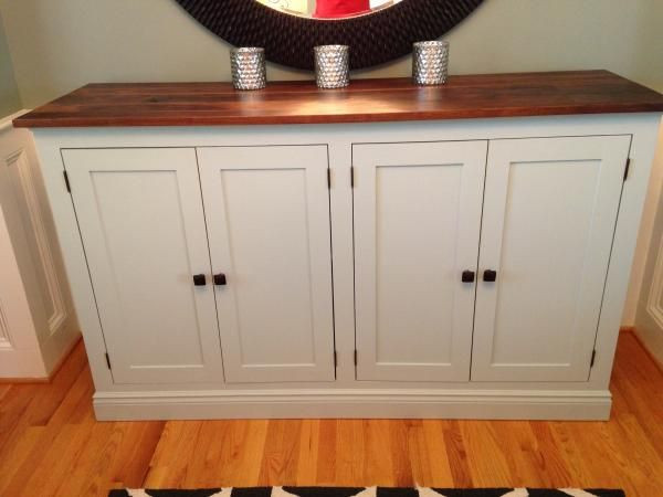 Best ideas about DIY Buffet Cabinet
. Save or Pin white sideboard buffet cabinet diy wood top country pretty Now.