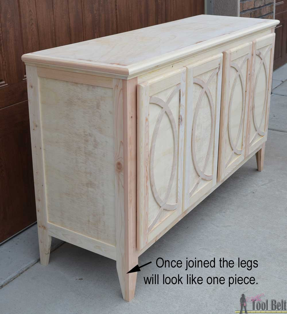 Best ideas about DIY Buffet Cabinet
. Save or Pin DIY Buffet Sideboard with Circle Trim Doors Her Tool Belt Now.