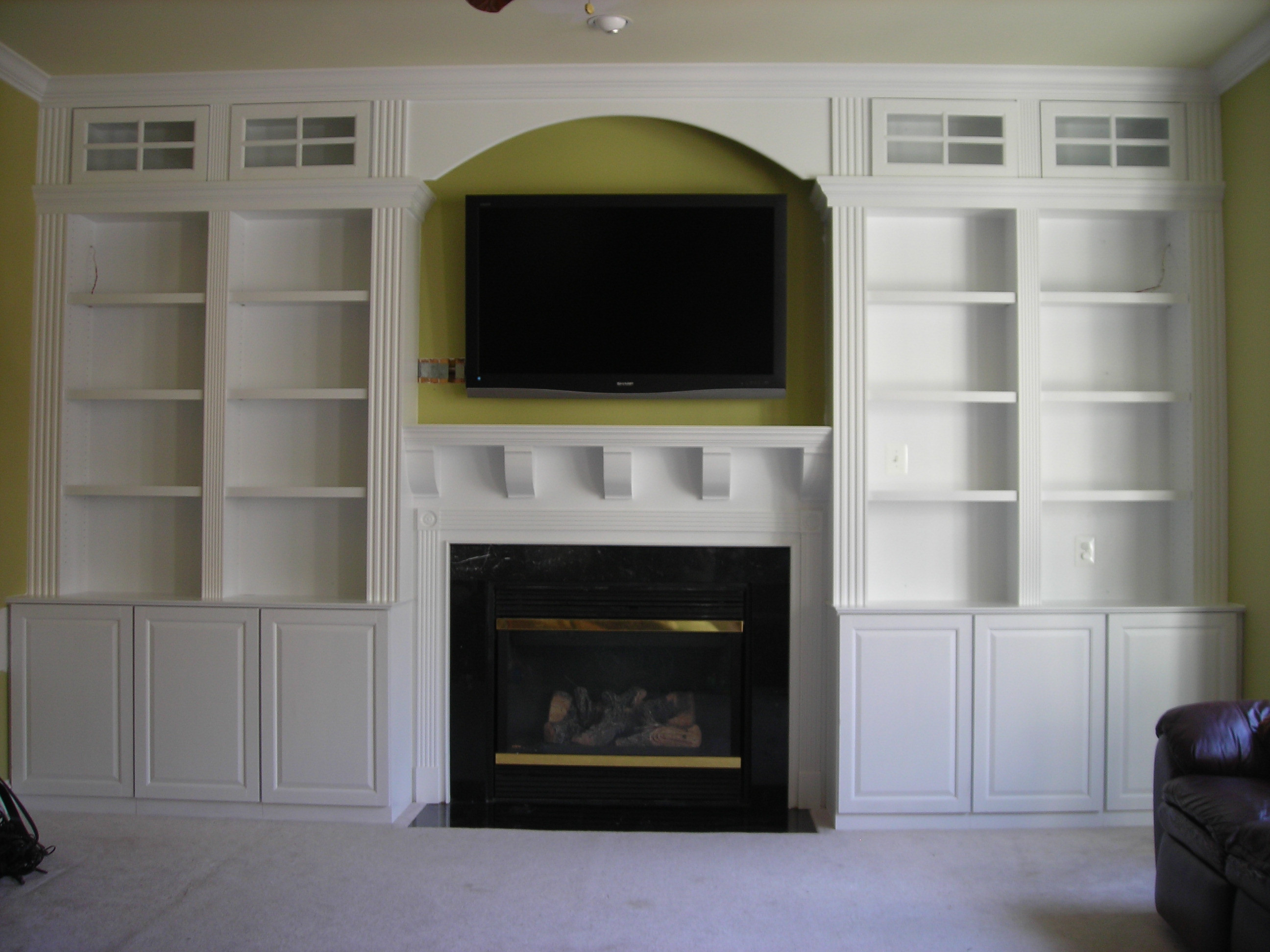 Best ideas about DIY Built In Bookcases Around Fireplace
. Save or Pin PDF How to build a fireplace surround for an electric Now.