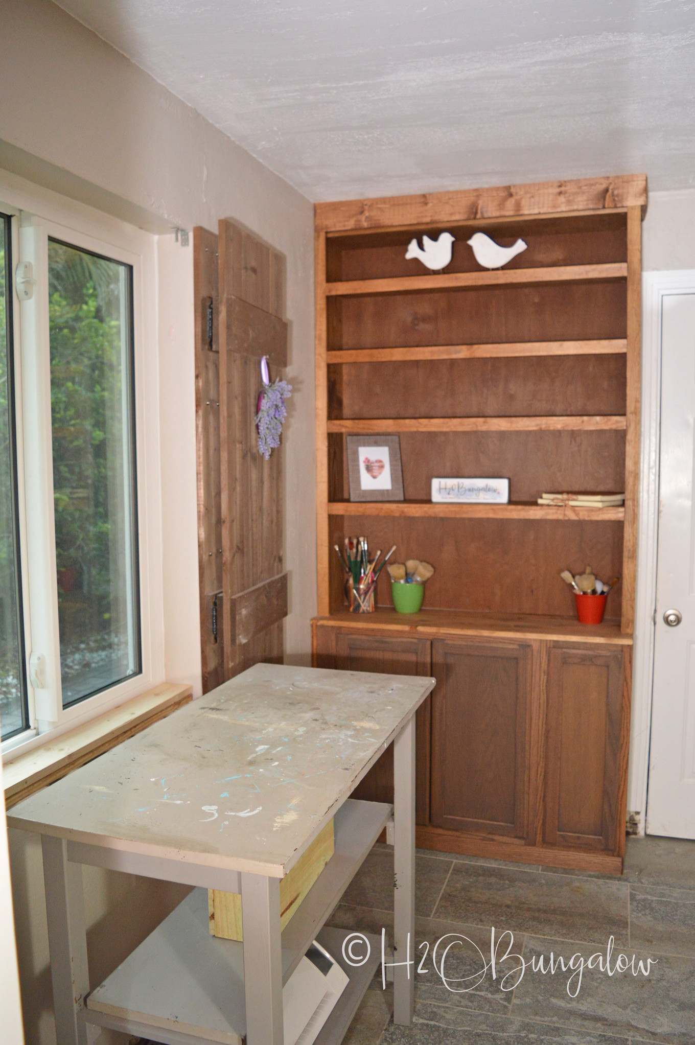 Best ideas about DIY Built In Bookshelves With Cabinet Below
. Save or Pin How to Build Built In Bookcases With Cabinets H20Bungalow Now.