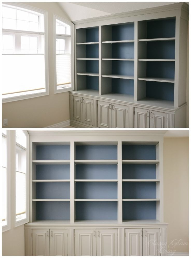 Best ideas about DIY Built In Bookshelves With Cabinet Below
. Save or Pin Best 25 Grey office ideas on Pinterest Now.