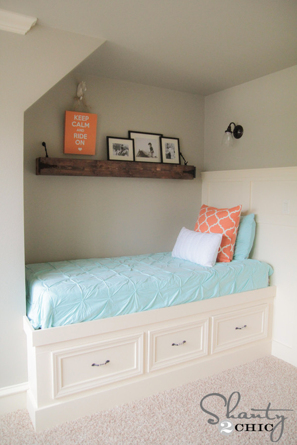 Best ideas about DIY Built In Bunk Beds
. Save or Pin DIY Floating Rustic Shelf or Mantle Shanty 2 Chic Now.