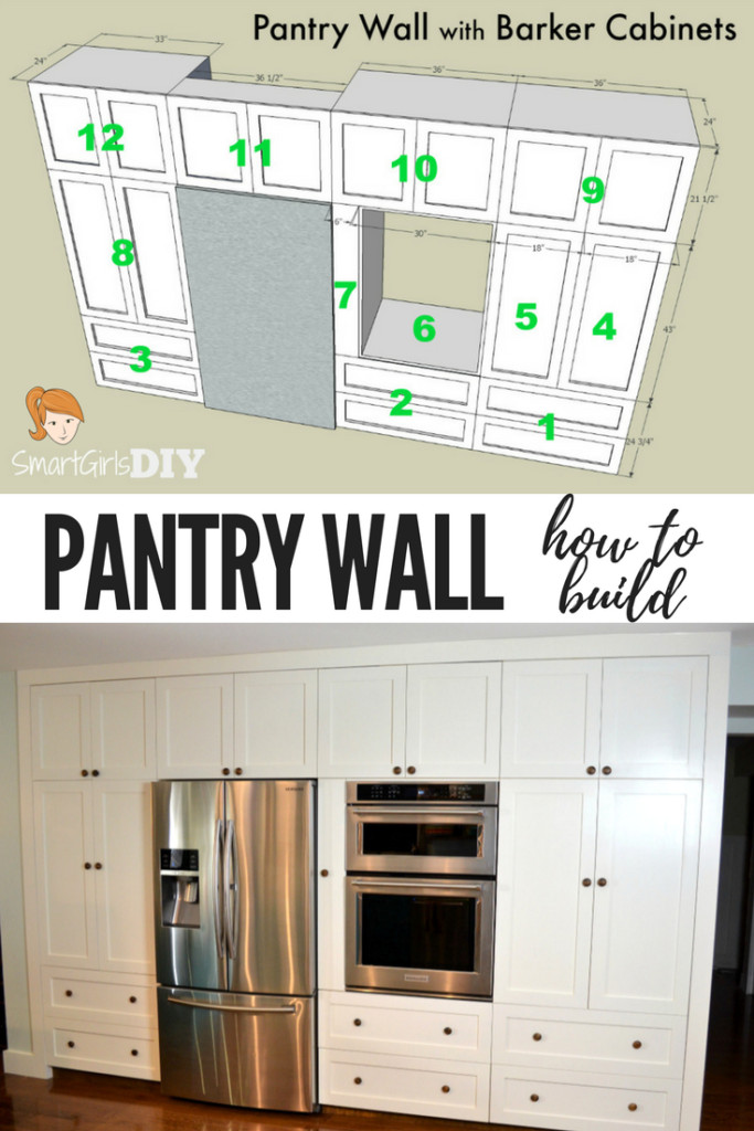 Best ideas about DIY Built In Cabinets
. Save or Pin How to Build a Pantry Wall with Barker Cabinets Now.