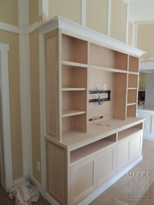 Best ideas about DIY Built In Cabinets
. Save or Pin Built In Cabinetry Entertainment Center Craftsman Style Now.
