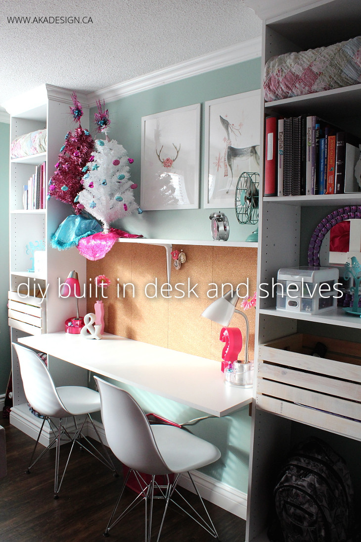 Best ideas about DIY Built In Desk And Bookshelves
. Save or Pin DIY Built In Desk and Shelves Now.