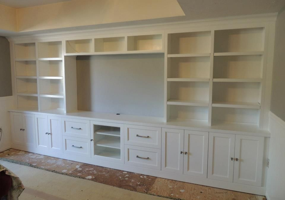 Best ideas about DIY Built In Entertainment Center Plans
. Save or Pin Around the Watts House DIY Bookshelf Entertainment Center Now.