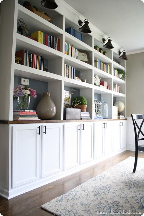 Best ideas about DIY Built Ins Cabinets
. Save or Pin Dining Room pretty Organization DIY built ins using Now.