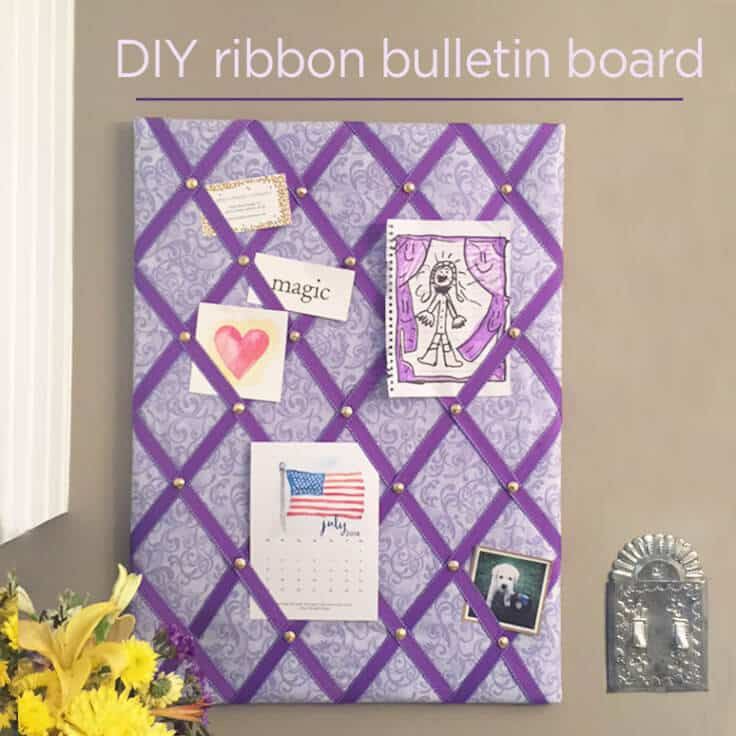 Best ideas about DIY Bulletin Board
. Save or Pin DIY Ribbon Bulletin Board Easy Tutorial Now.