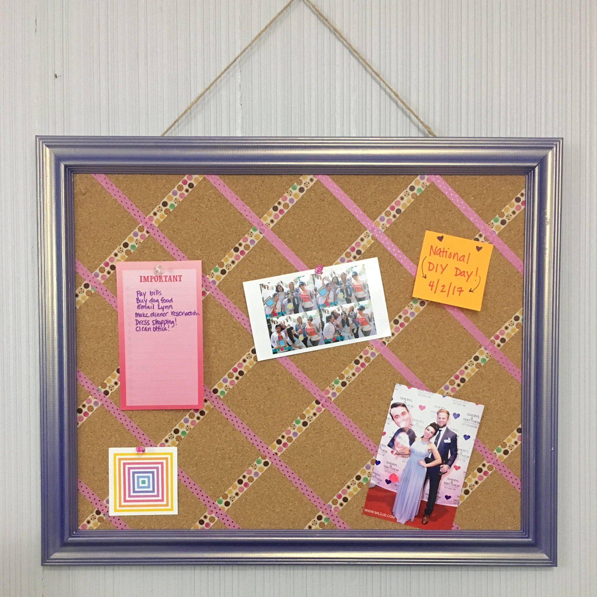 Best ideas about DIY Bulletin Board
. Save or Pin DIY Bulletin Board – Craft Box Girls Now.