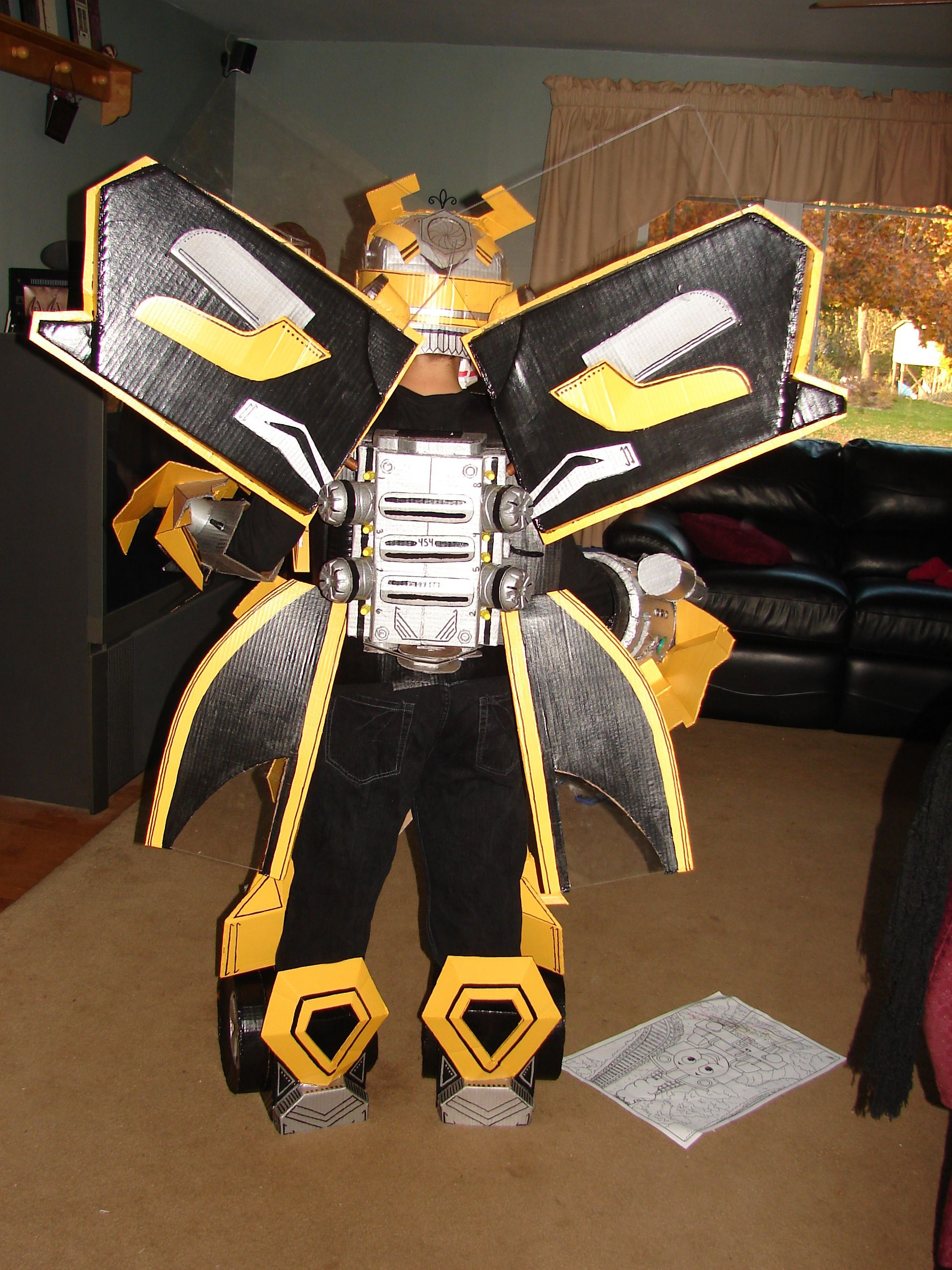 Best ideas about DIY Bumblebee Transformer Costume
. Save or Pin transformers bumblebee homemade costume Now.
