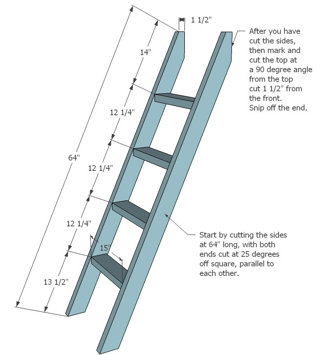 Best ideas about DIY Bunk Bed Ladder
. Save or Pin Ana White Now.