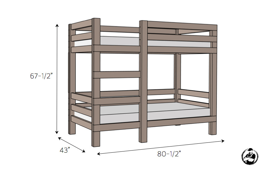 Best ideas about DIY Bunk Beds Plans
. Save or Pin 2x4 Bunk Bed Rogue Engineer Now.