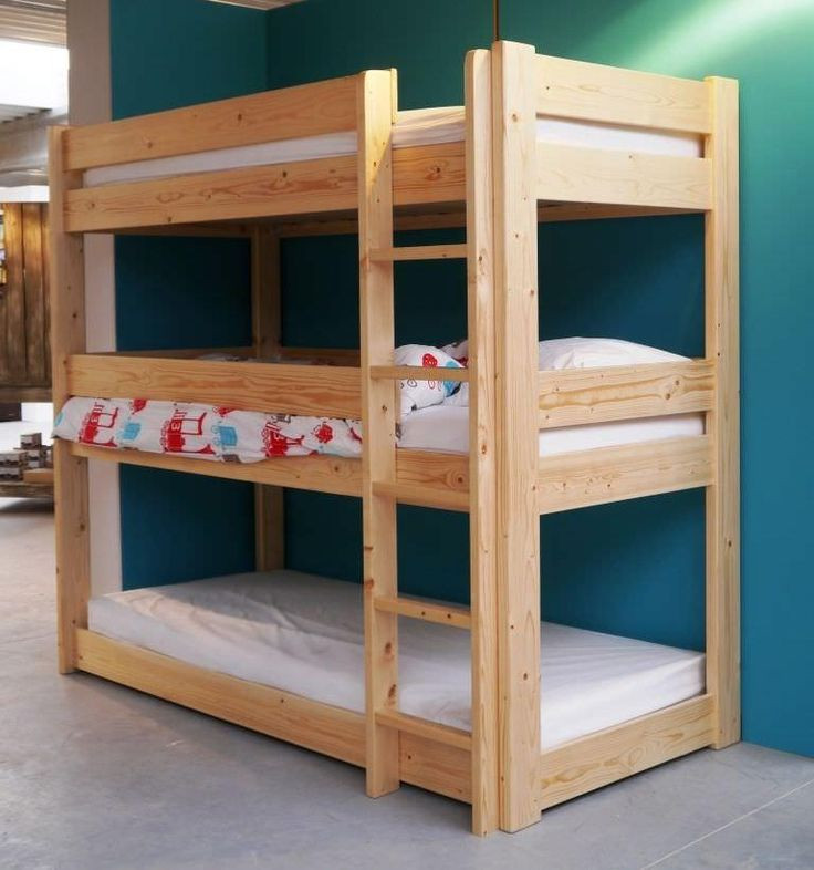Best ideas about DIY Bunk Beds Plans
. Save or Pin DIY Triple Bunk Bed Plans Now.