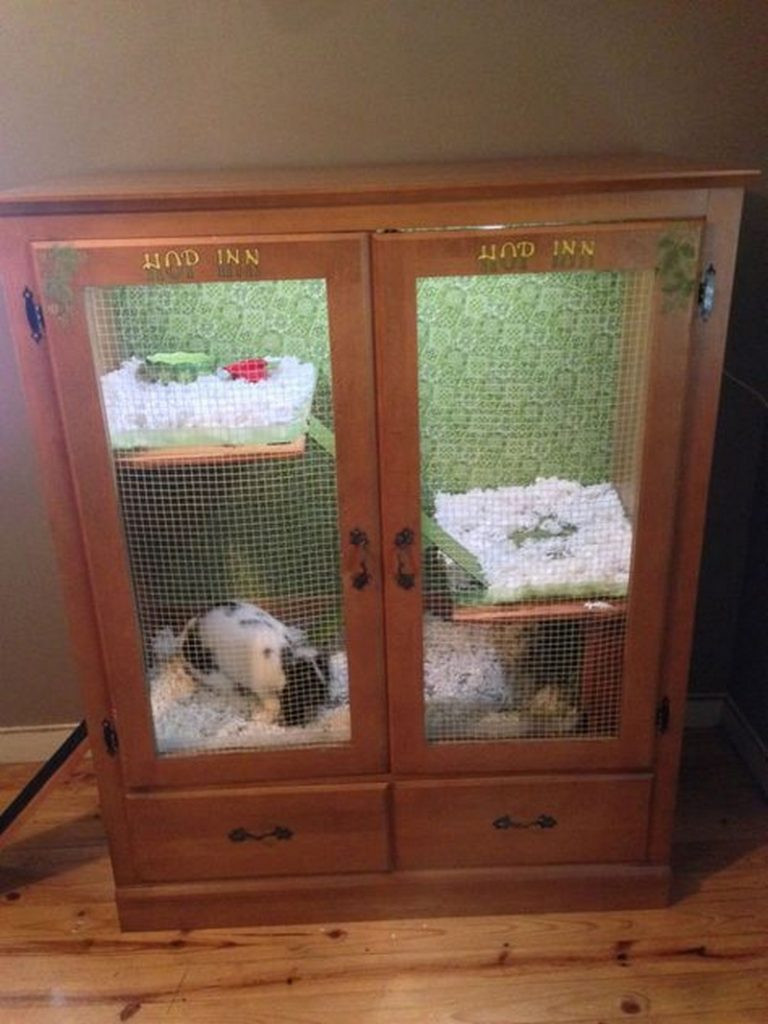 Best ideas about DIY Bunny Cage
. Save or Pin Rabbit hutch ideas made from repurposed furniture Now.