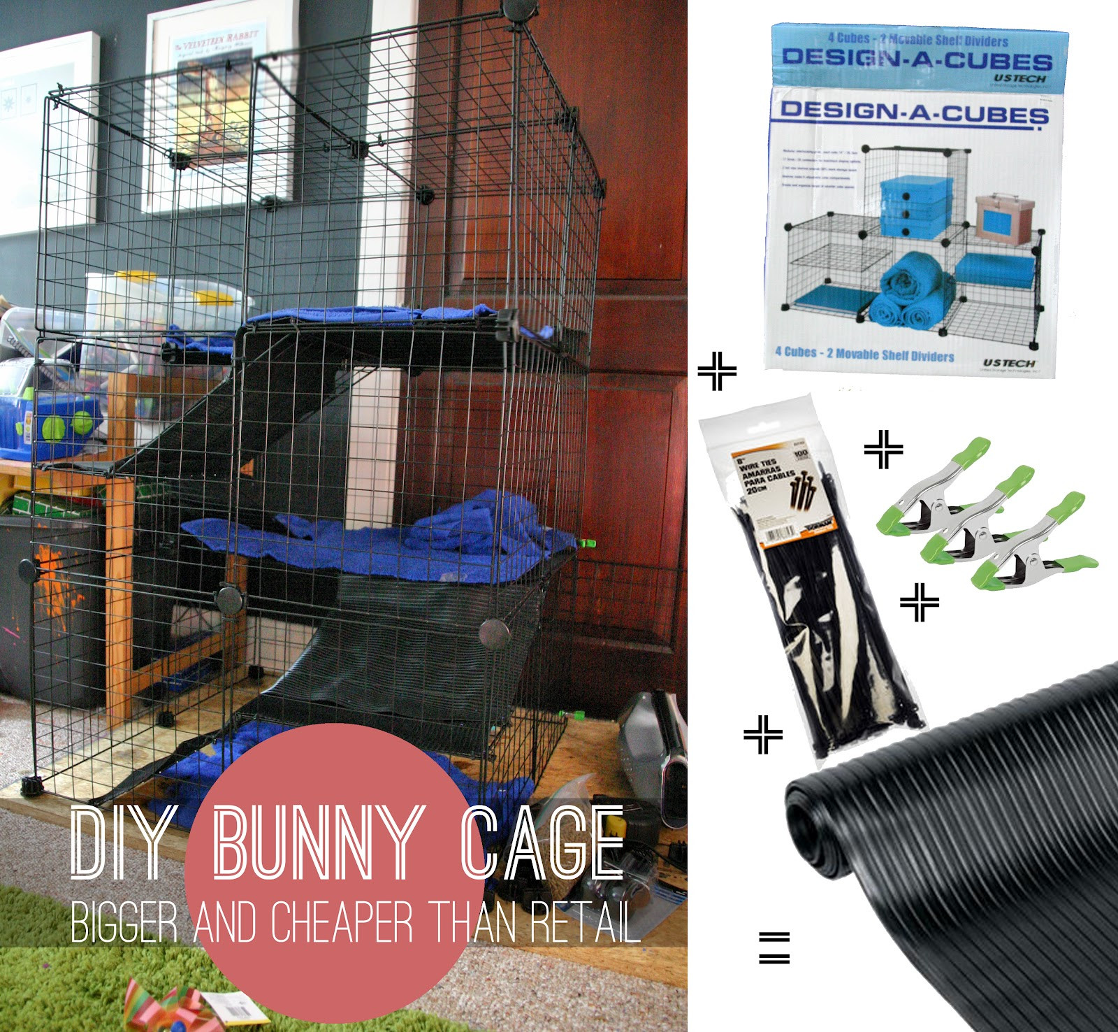 Best ideas about DIY Bunny Cage
. Save or Pin Grosgrain DIY Bunny Small Animal Cage Bigger and Now.