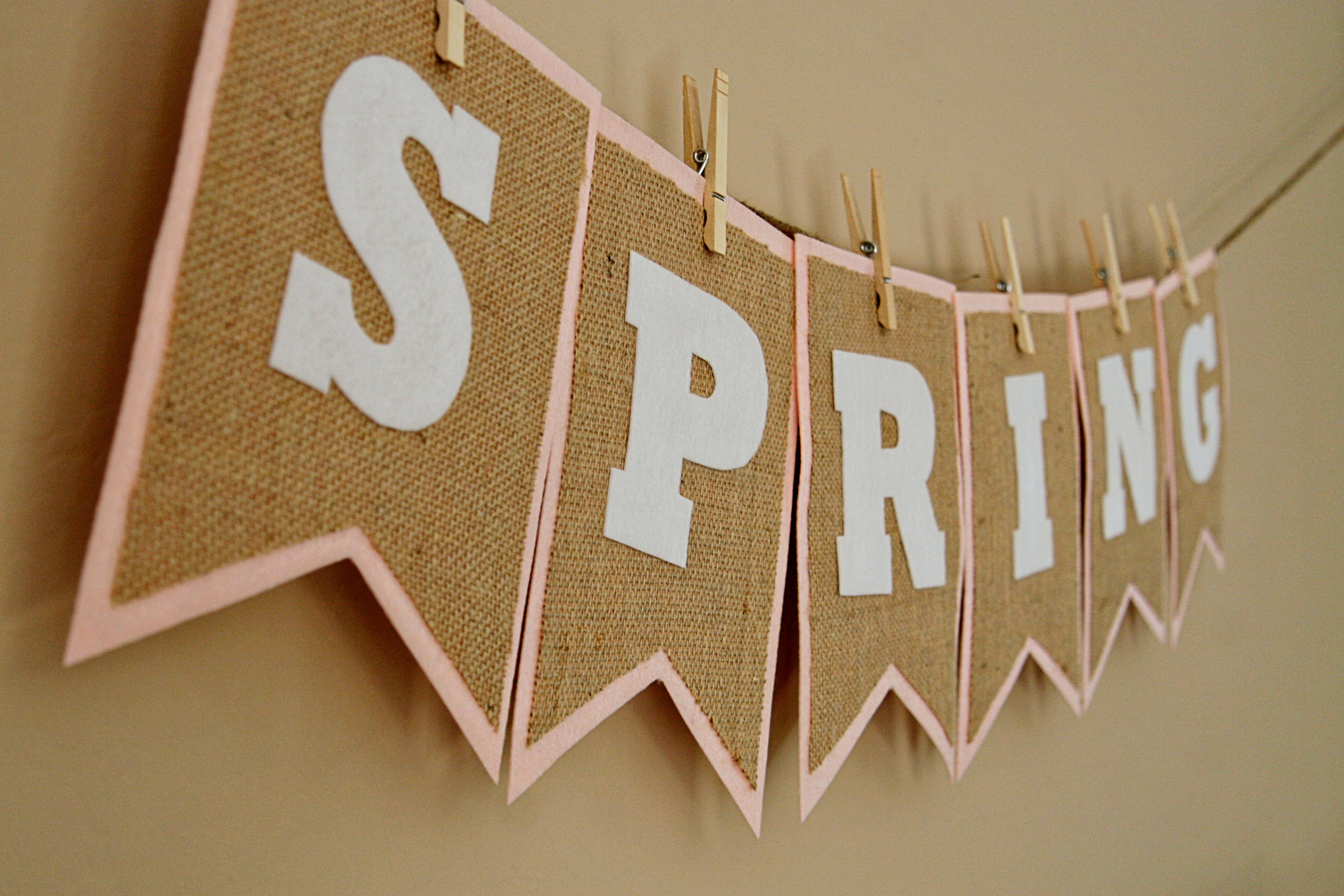 Best ideas about DIY Burlap Banners
. Save or Pin diy tutorial spring burlap & felt bunting See Vanessa Now.