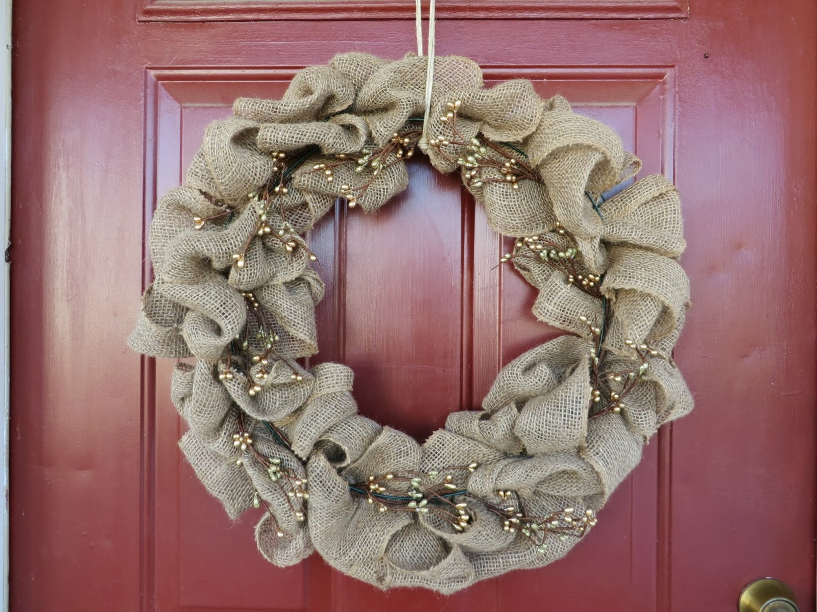 Best ideas about DIY Burlap Wreath
. Save or Pin Little Snippets DIY Easiest Burlap Wreath Tutorial Now.