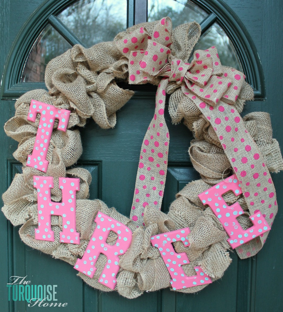 Best ideas about DIY Burlap Wreath
. Save or Pin Simple DIY Burlap Wreath easy to change every season Now.