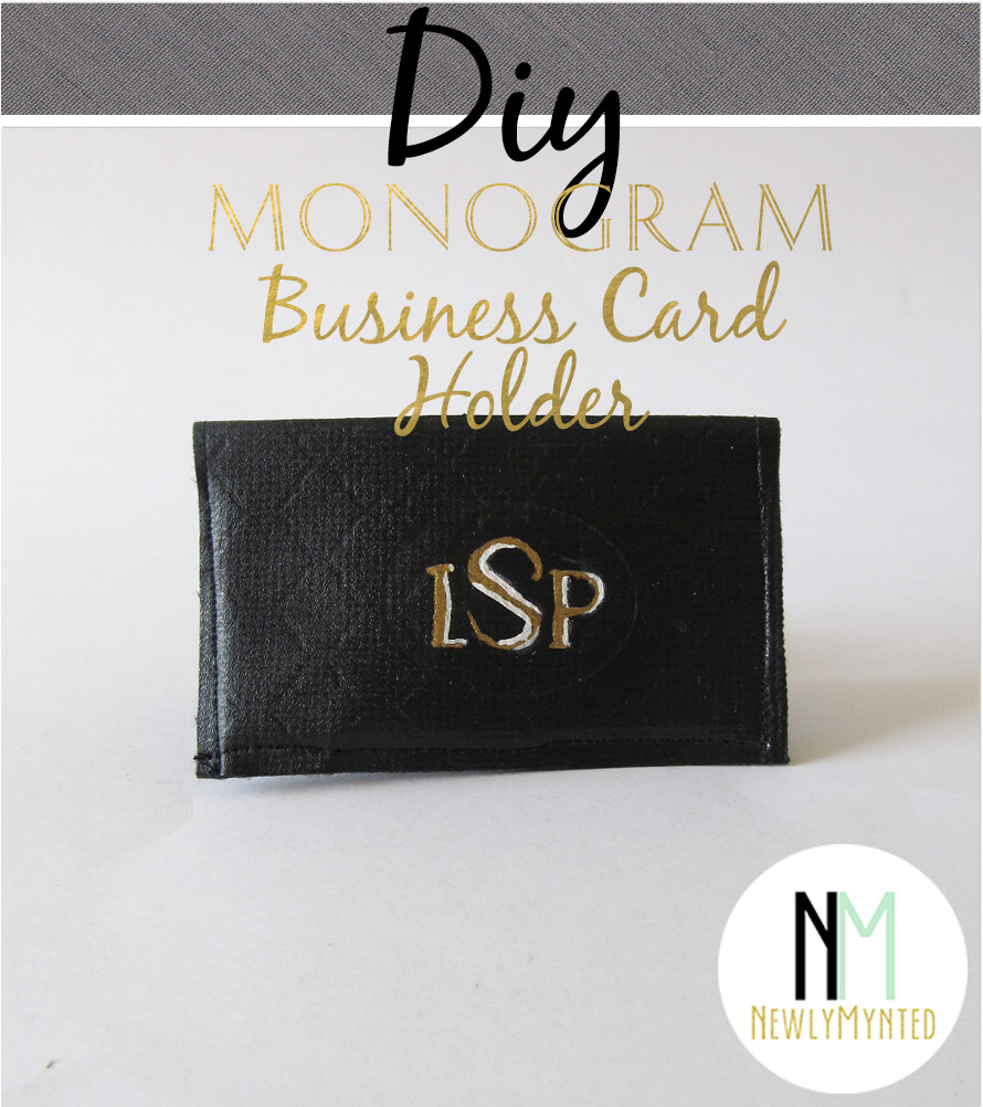 Best ideas about DIY Business Card Holder
. Save or Pin Put A Bird It DIY Monogram Business Card Holder Now.