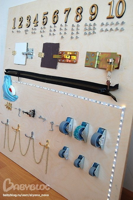 Best ideas about DIY Busy Board
. Save or Pin 35 Cool And Easy DIY Busy Boards For Toddlers Shelterness Now.