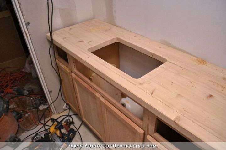 Best ideas about DIY Butcher Block Countertop
. Save or Pin DIY Butcherblock Style Countertop With Undermount Sink Now.