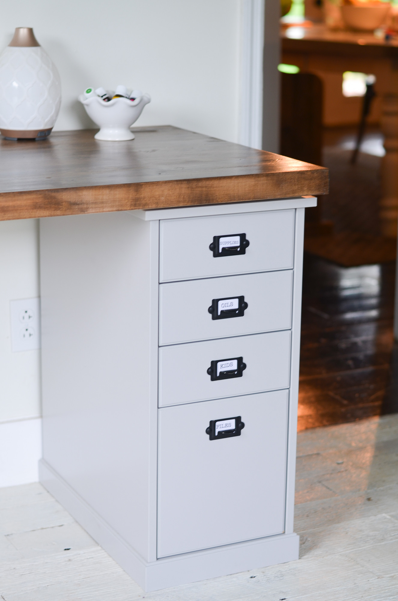 Best ideas about DIY Butcher Block Desk
. Save or Pin DIY Butcher Block Desk for my Home fice Beneath My Heart Now.