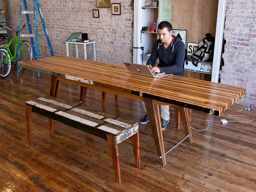 Best ideas about DIY Butcher Block Desk
. Save or Pin Turn Scrap Wood Into An Awesome Laminate Table Now.