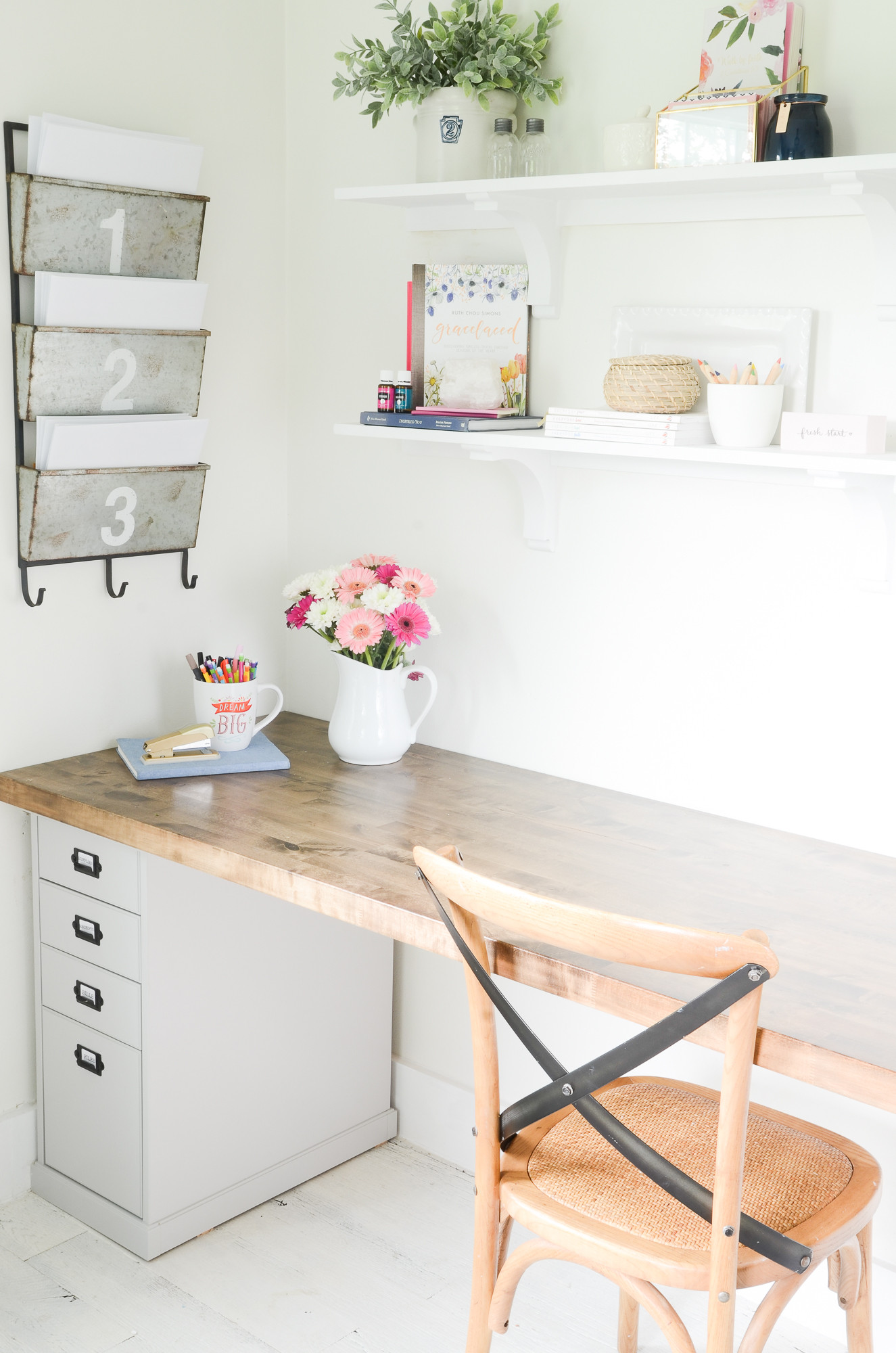 Best ideas about DIY Butcher Block Desk
. Save or Pin DIY Butcher Block Desk for my Home fice Beneath My Heart Now.