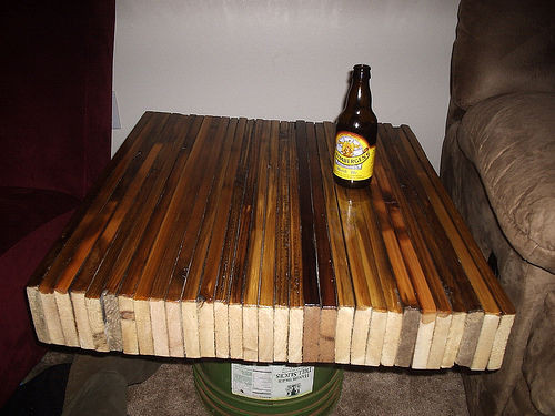 Best ideas about DIY Butcher Block Table
. Save or Pin Recycled Fence Butcher Block Style Table Now.