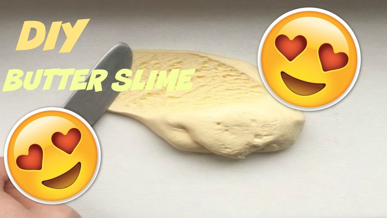 Best ideas about DIY Butter Slime
. Save or Pin DIY BUTTER SLIME NO BORAX ETC Now.