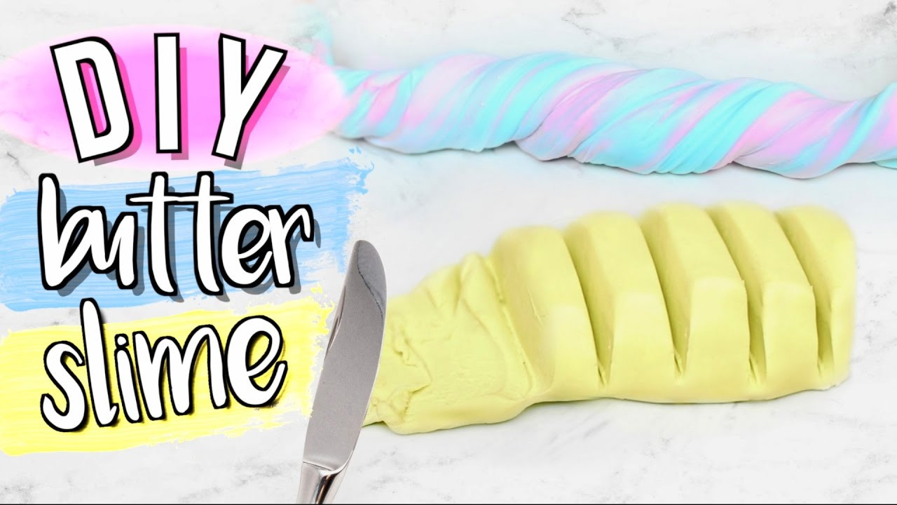 Best ideas about DIY Butter Slime
. Save or Pin DIY Butter Slime without Clay or Borax Powder Now.