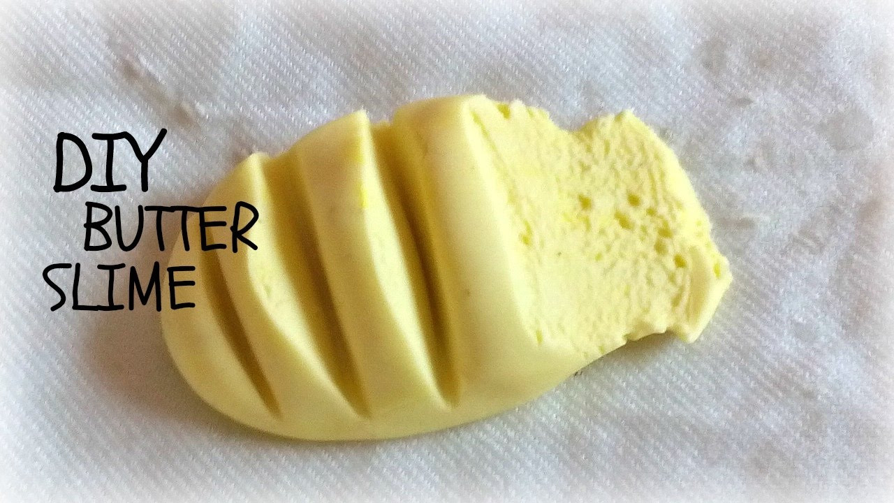 Best ideas about DIY Butter Slime
. Save or Pin DIY How To Make Butter Slime No Glue Borax Clay Now.