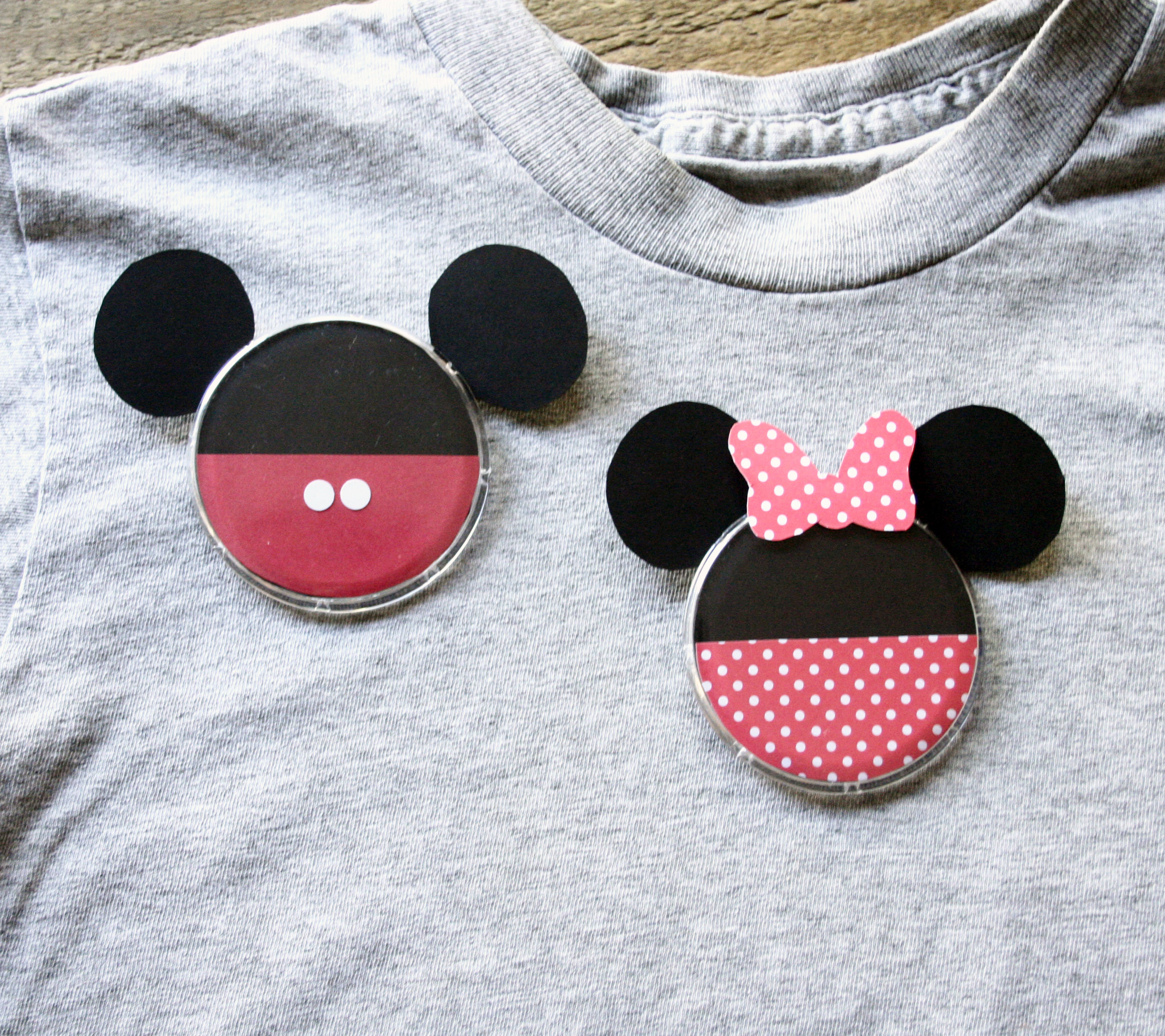 Best ideas about DIY Button Pins
. Save or Pin Mickey & Minnie DIY Buttons Now.