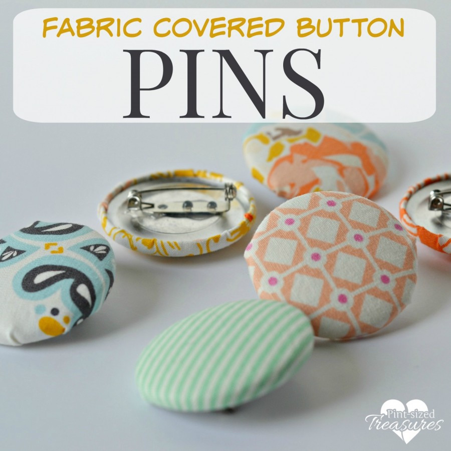 Best ideas about DIY Buttons Pins
. Save or Pin DIY Fabric Covered Button Pins · Pint sized Treasures Now.