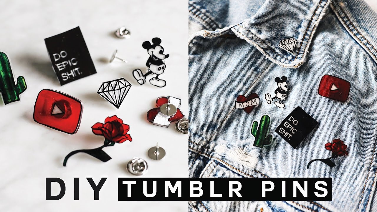 Best ideas about DIY Buttons Pins
. Save or Pin DIY TUMBLR PINS Minimal Easy & SUPER Affordable Now.