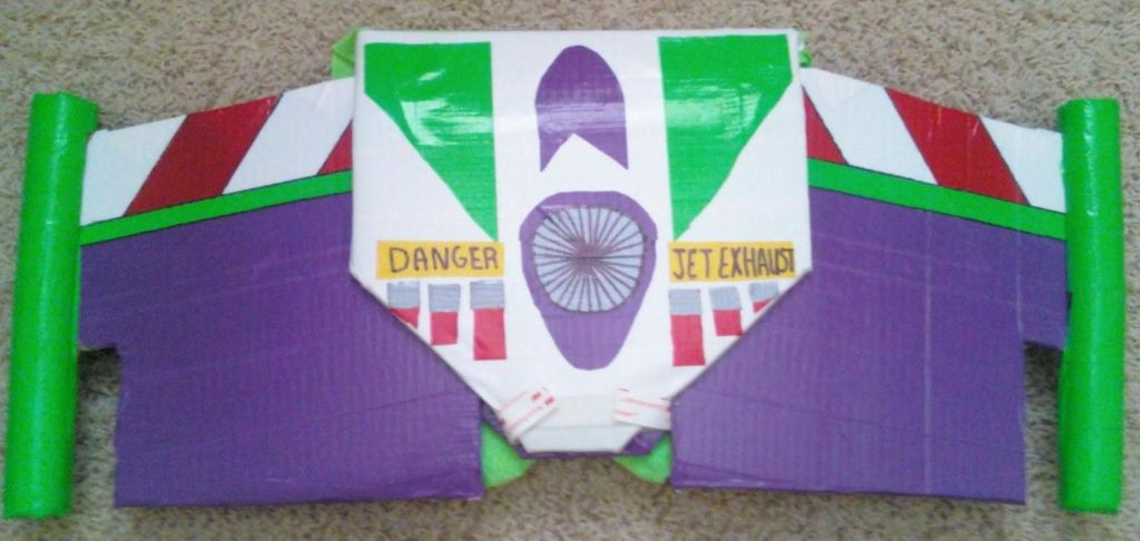 Best ideas about DIY Buzz Lightyear Wings
. Save or Pin Cardboard Buzz Lightyear jet pack with retractable wings Now.
