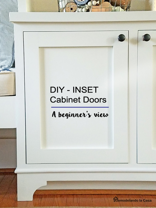 Best ideas about DIY Cabinet Doors
. Save or Pin DIY Inset Cabinet Doors A Beginner s Way Remodelando Now.
