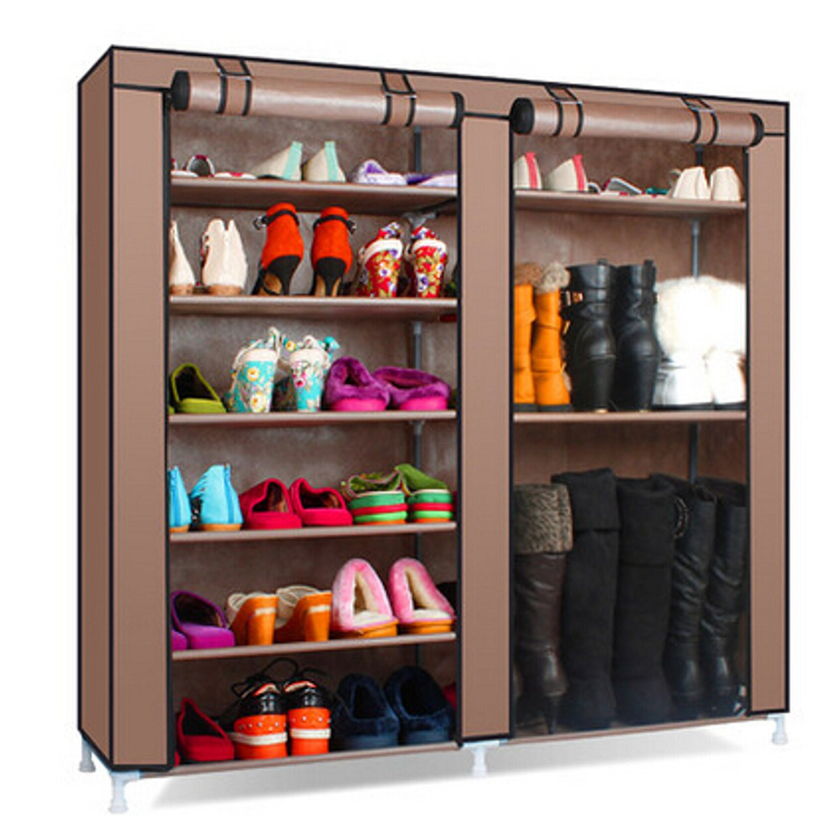 Best ideas about DIY Cabinet Organizers
. Save or Pin 6 Tier Covered Shoes Rack DIY Storage Shelf Tidy Organizer Now.