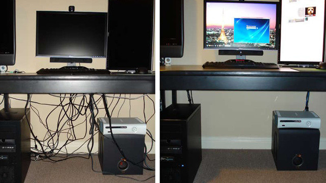 Best ideas about DIY Cable Management
. Save or Pin DIY Binder Clip Cable Management Is Cheap And Customisable Now.