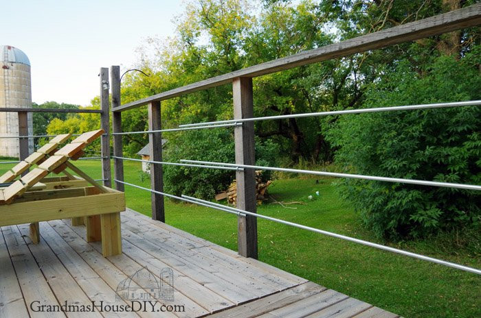 Best ideas about DIY Cable Railing Cheap
. Save or Pin DIY Inexpensive deck rails out of steel conduit easy to do Now.