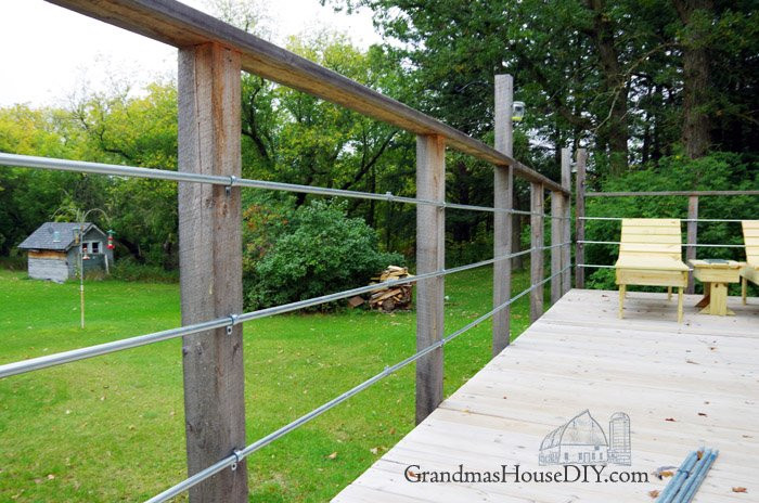 Best ideas about DIY Cable Railing Cheap
. Save or Pin DIY Inexpensive deck rails out of steel conduit easy to do Now.