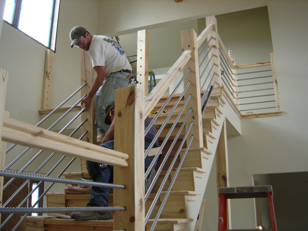 Best ideas about DIY Cable Railing Cheap
. Save or Pin Building a Home Cable Rail Staircase Now.