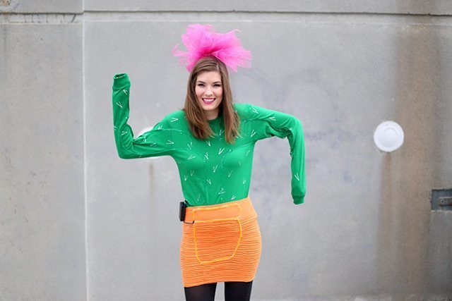 Best ideas about DIY Cactus Costume
. Save or Pin DIY Cactus Halloween Costume with Neon Lights Now.