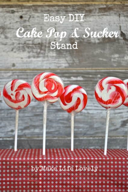 Best ideas about DIY Cake Pop Stand
. Save or Pin DIY Cake Pop and Sucker Stand Tutorial Make Life Lovely Now.