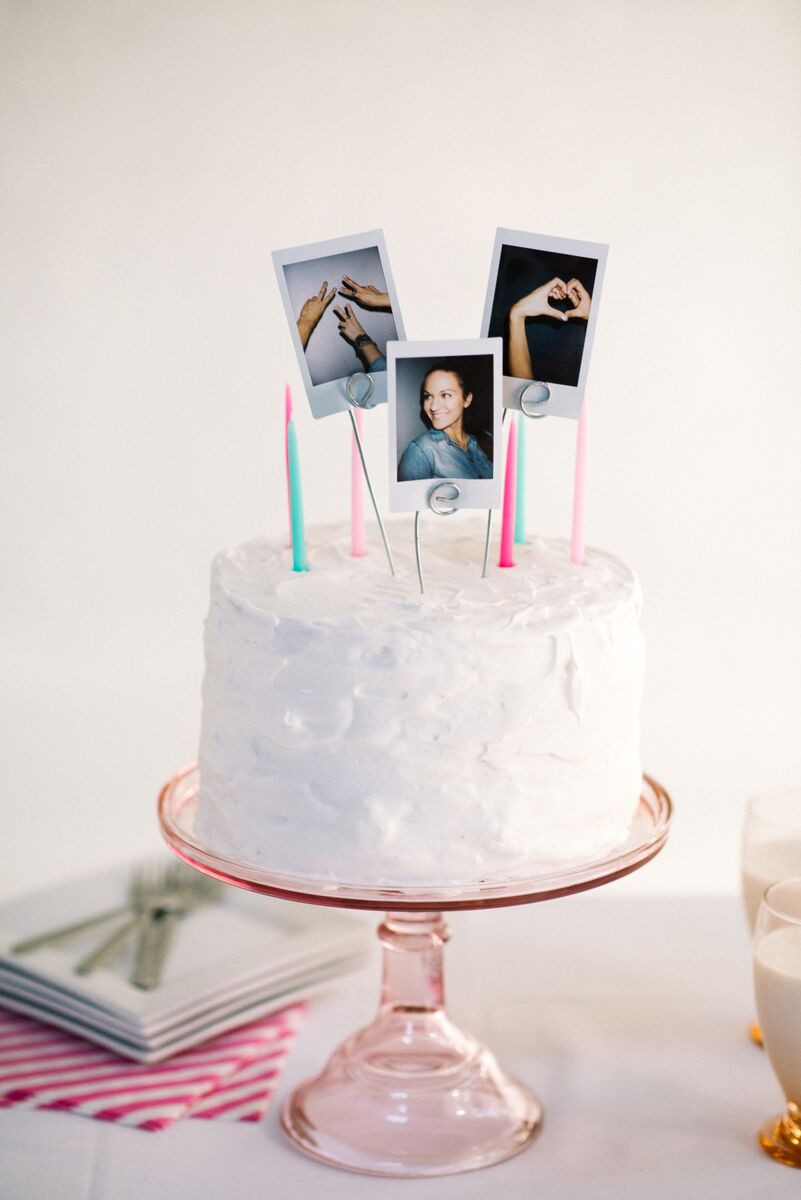 Best ideas about DIY Cake Topper
. Save or Pin DIY Polaroid Cake Topper Let s Mingle Blog Now.