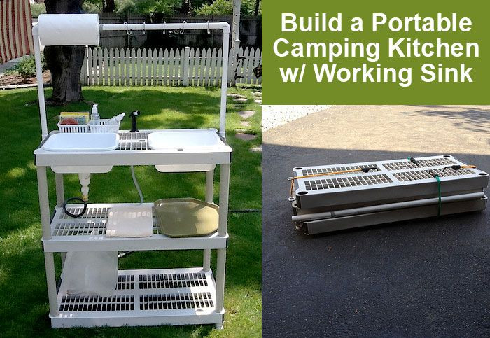 Best ideas about DIY Camp Kitchen Plans
. Save or Pin Build a Portable DIY Camping Kitchen with Working Sink Now.
