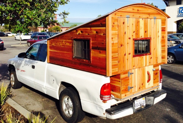 Best ideas about DIY Camper Shell
. Save or Pin Homemade Wooden Pickup Truck Camper Shell Now.